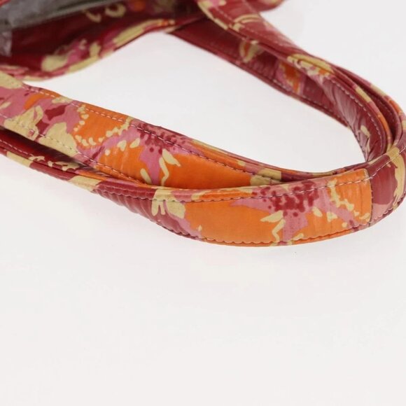 CHANEL High Summer Tote Bag Coated Canvas Red CC Auth - Picture 5 of 15